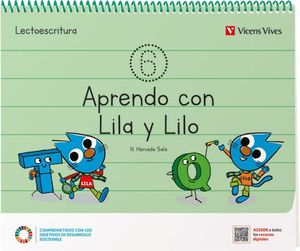 APRENDO (6) CON LILA Y LILO CUADERNO (VICENS VIVES)