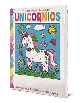 PINTURA MAGICA CON NÚMEROS: UNICORNIOS