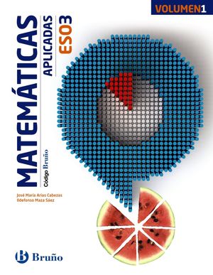 MATEMÁTICAS 3ºESO APLICADAS (3VOL) CÓDIGO (BRUÑO)