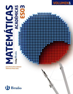 MATEMÁTICAS 3ºESO ACADÉMICAS (3VOL) CÓDIGO (BRUÑO)