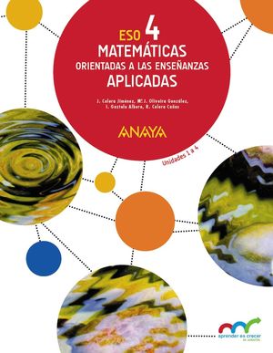 MATEMÁTICAS 4ºESO APLICADAS (TRIMESTRES) (ANAYA)