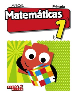 MATEMÁTICAS 1ºEP PIEZA A PIEZA (TRIMESTRES) (ANAYA)