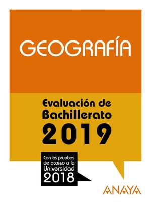 GEOGRAFIA (2019) PRUEBAS ACCESO UNIVERSIDAD