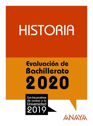 HISTORIA EBAU 2020 - PRUEBAS ACCESO UNIVERSIDAD