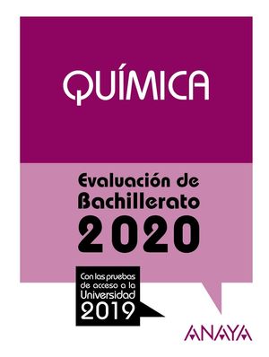 QUÍMICA - EBAU 2020