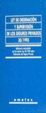 LEY DE ORDENACIÓN Y SUPERVISIÓN DE LOS SEGUROS PRIVADOS 30/1995