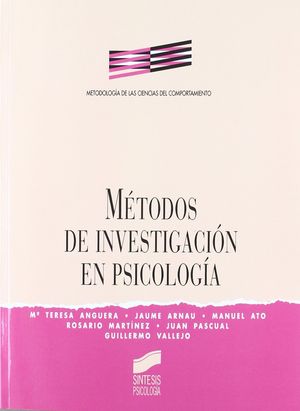MÉTODOS DE INVESTIGACIÓN EN PSICOLOGÍA