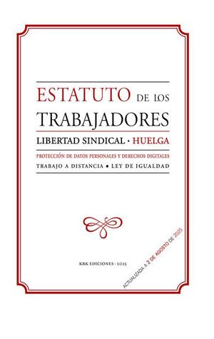 ESTATUTO DE LOS TRABAJADORES 2025