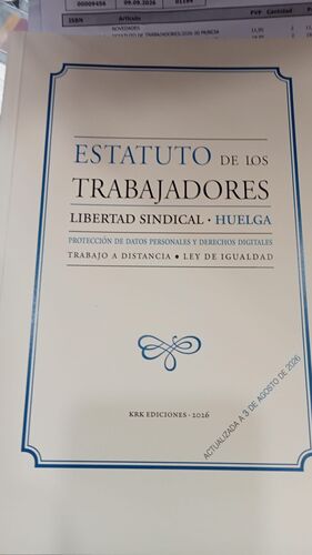 ESTATUTO DE LOS TRABAJADORES 2026
