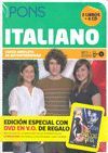 CURSO COMPLETO PONS ITALIANO 2 LIBROS + 4 CD + DVD