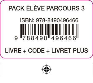 PARCOURS 3ºESO PACK (LIVRE+CODE+LIVRET PLUS) (SANTILLANA)