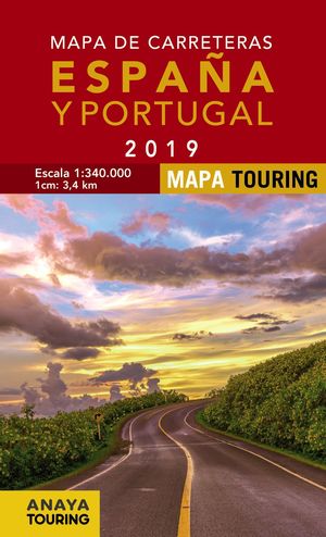 MAPA CARRETERAS DE ESPAÑA&PORTUGAL 2019 