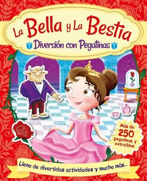 LA BELLA Y LA BESTIA. DIVERSION CON PEGATINAS