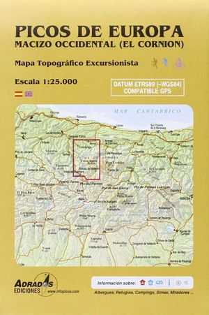 P6. CORNION MAPA 1:25000 (MACIZO OCCIDENTAL)