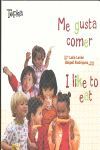 ME GUSTA COMER = I LIKE TO EAT