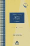 ÚLTIMA POESÍA ESPAÑOLA. ANTOLOGÍA