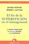 EL FIN DE LA SUPERSTICIÓN EN EL MANAGEMENT