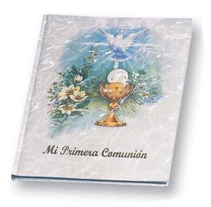 RECUERDO COMUNIÓN GRANDE NÁCAR DESTELLOS MUSICAL MOD. CG-10