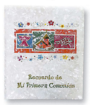 RECUERDO COMUNIÓN GRANDE NÁCAR COLAGE MUSICAL MOD. 10