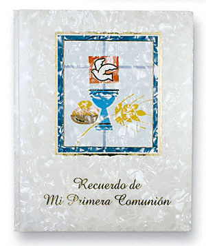 RECUERDO COMUNIÓN GRANDE NÁCAR COLAGE MUSICAL MOD. 11
