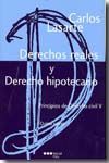 PRINCIPIOS DE DERECHO CIVIL. T.V.							DERECHOS REALES Y DERECHO HIPOTECARIO