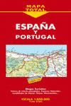 ESPAÑA Y PORTUGAL, E 1:800.000