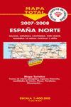 MAPA DE CARRETERAS A ESCALA 1:400.000, ESPAÑA NORTE, 2007-2008