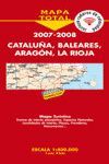 MAPA DE CARRETERAS A ESCALA 1:400.000, CATALUÑA, BALEARES, 2007-2008