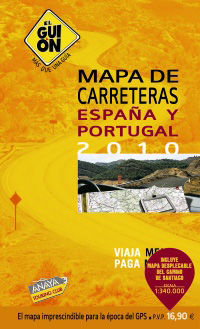 MAPA DE CARRETERAS ESPAÑA Y PORTUGAL, E 1