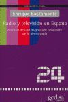 RADIO Y TELEVISIÓN EN ESPAÑA