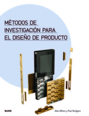 METODOS DE INVESTIGACION PARA EL DISEÑO DE PRODUCTO