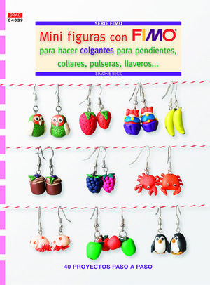 MINI FIGURAS CON FIMO PARA HACER COLGANTES PARA PENDIENTES, COLLARES, PULSERAS,