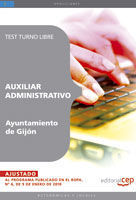 AUXILIAR ADMINISTRATIVO DEL AYUNTAMIENTO DE GIJÓN. TEST TURNO LIBRE