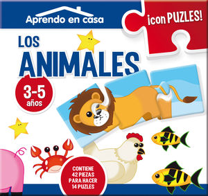 APRENDO EN CASALOS ANIMALES PUZLES EDUCATIVOS ( 3-5 AÑOS)