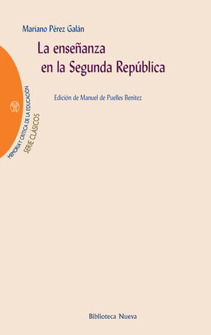 LA ENSEÑANZA EN LA SEGUNDA REPÚBLICA