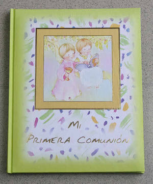 RECUERDO COMUNIÓN GRANDE TELA MUSICAL MOD. 3
