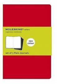 RED PLAIN CAHIER JOURNALS P ROJO LISO BLANDA