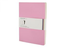 PINK PLAIN VOLANT NOTEBOOK XL ROSA LISO BLANDA