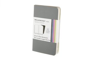 GREY PLAIN VOLANT NOTEBOOKS XS GRIS LISO BLANDA