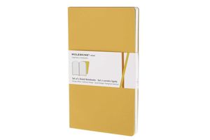 ORANGE YELLOW 2 RULED VOLANT NOTEBOOK L AMARILLO RAYADO