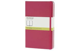 BOLC DE NOTAS CLASSIC PLAIN LARGE T/D MAGENTA