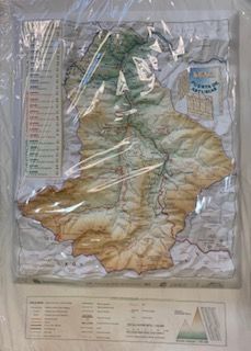 MAPA RELIEVE CONCEJO DE LENA 