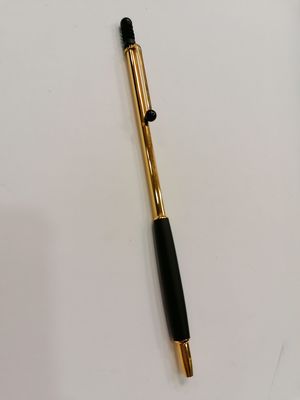 BOLÍGRAFO TOMBO EXTRAFINO ORO/NEGRO