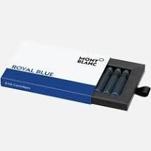 CARTUCHO PLUMA MONTBLANC AZUL 8 UND.