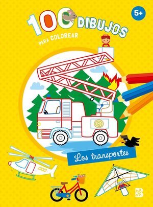 100 DIBUJOS PARA COLOREAR - LOS TRANSPORTES