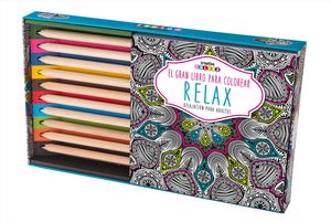 GRAN LIBRO PARA COLOREAR RELAX CON LAPICES