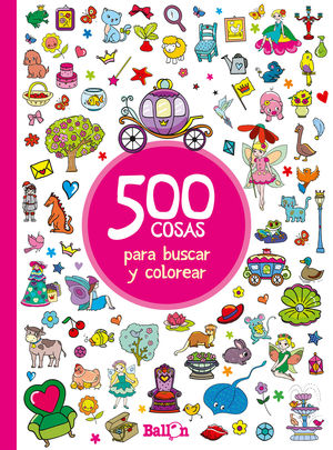 500 COSAS PARA BUSCAR Y COLOREAR-ROJO