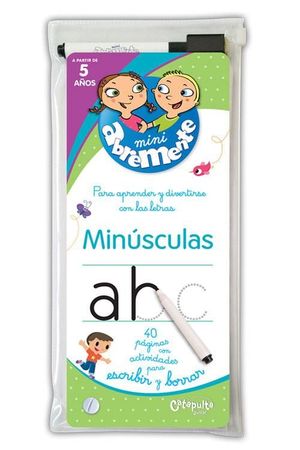 MINÚSCULAS. ABREMENTE PARA ESCRIBIR Y BORRAR