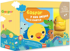 LIBRO DE BAÑO. GASPAR Y AMIGOS EN LA CHARCA. ECOLÓGICO