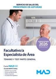 TEMARIO Y TEST FACULTATIVO ESPECIALISTA ÁREA PARTE GENERAL SESPA 2026